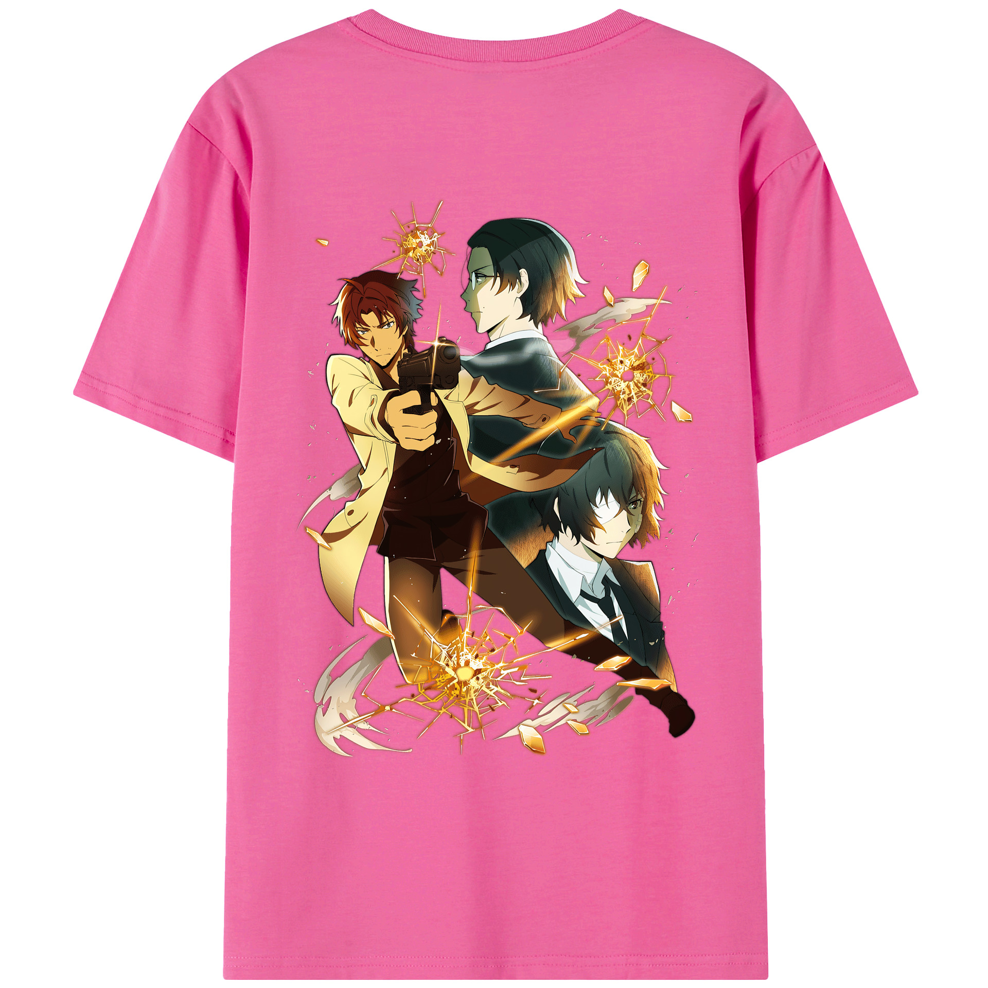 （画像用） 文豪ストレイドッグス Bungo Stray Dogs レディース半袖Tシャツ(バックプリント)